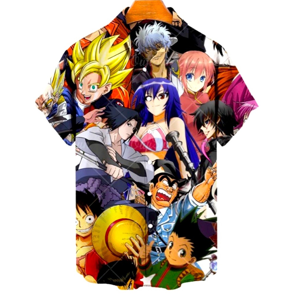 Anime universe #1 button shirt